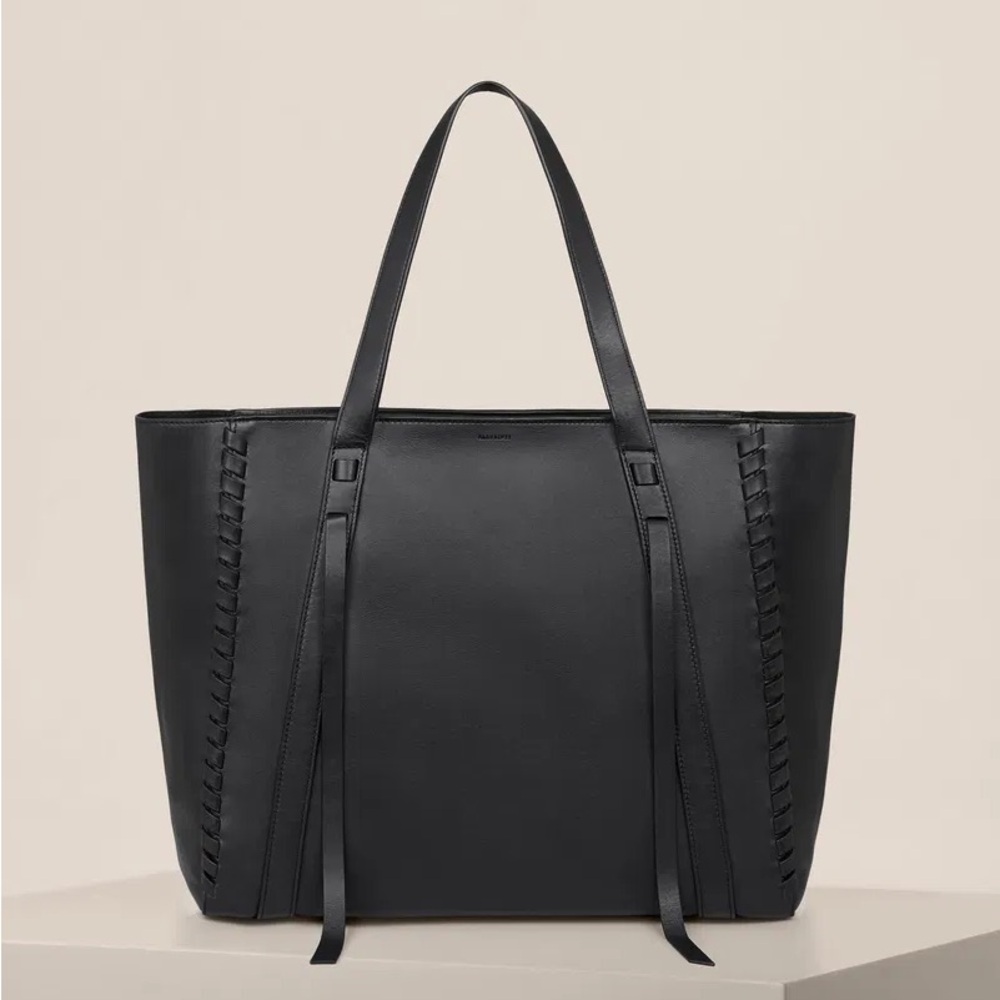 AllSaints Ray Leather E/W Tote